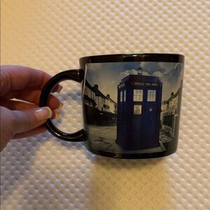 Blue Police Box Doctor Who Ceramic Mug